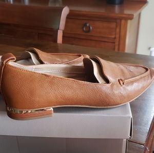Franco Sarto cognac loafers